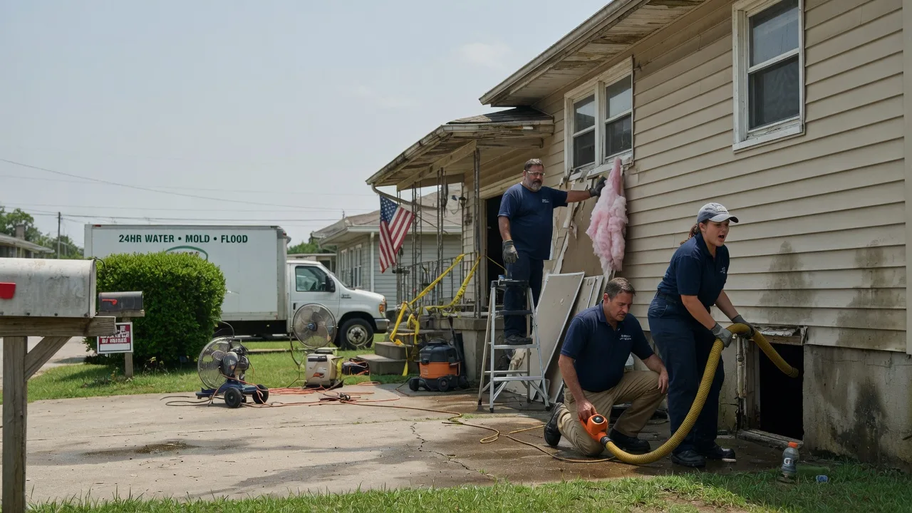 Water Damage Repair in Mineral Springs, NC near me